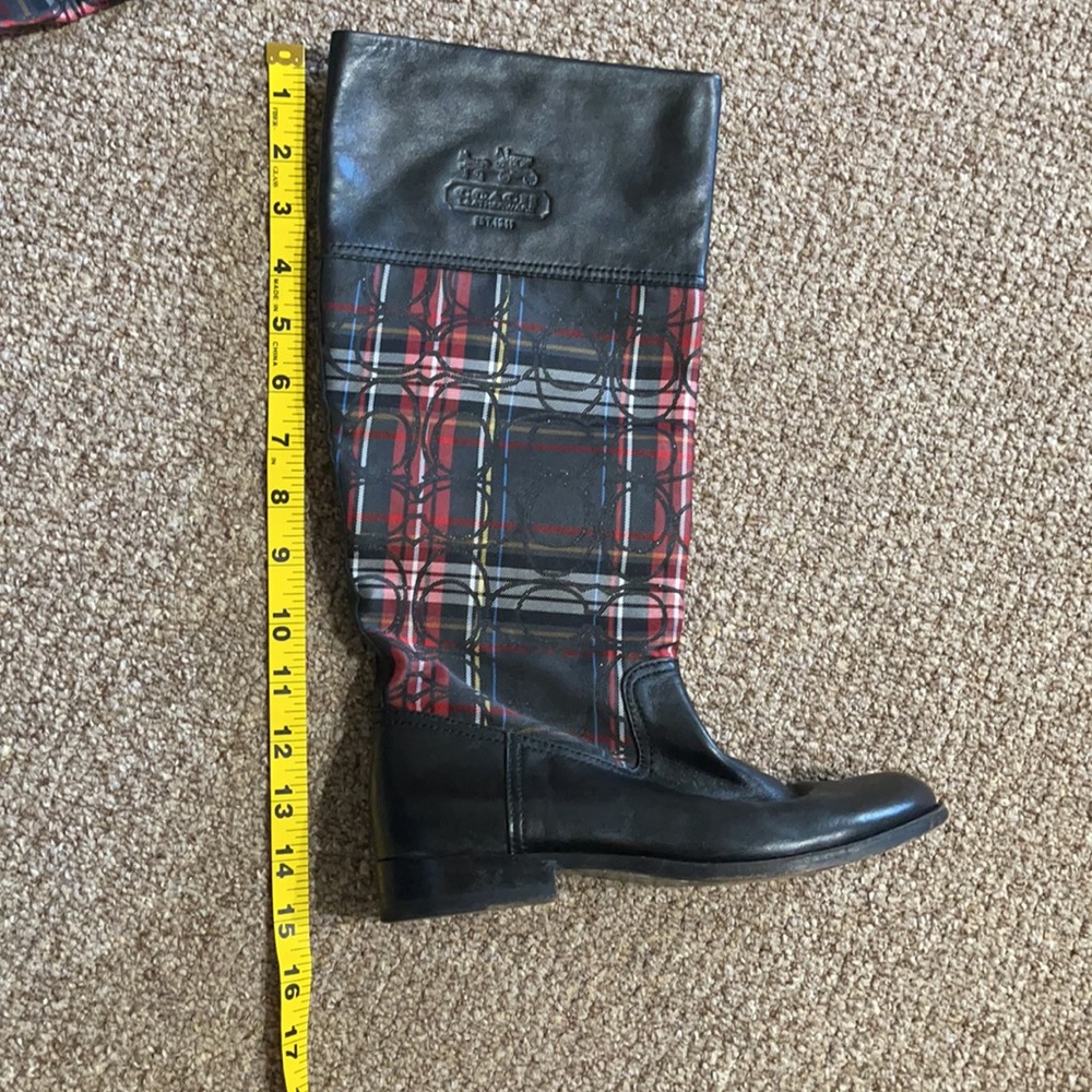 Coach Tartan Chrissi Boots - Picture 12 of 12
